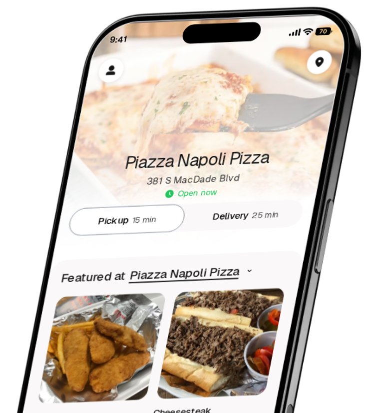 Piazza Napoli Pizza app preview