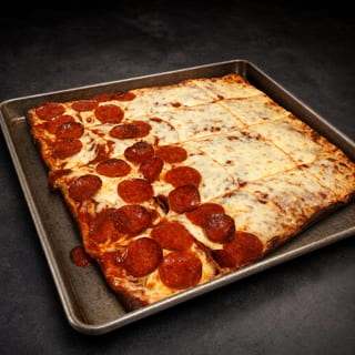 Plain Sicilian Pizza