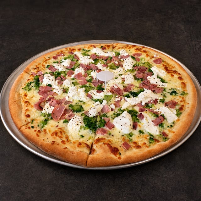 Gourmet White Pizza.